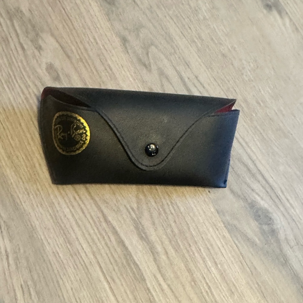 Ray-Ban Black and Gold Sunglasses Case